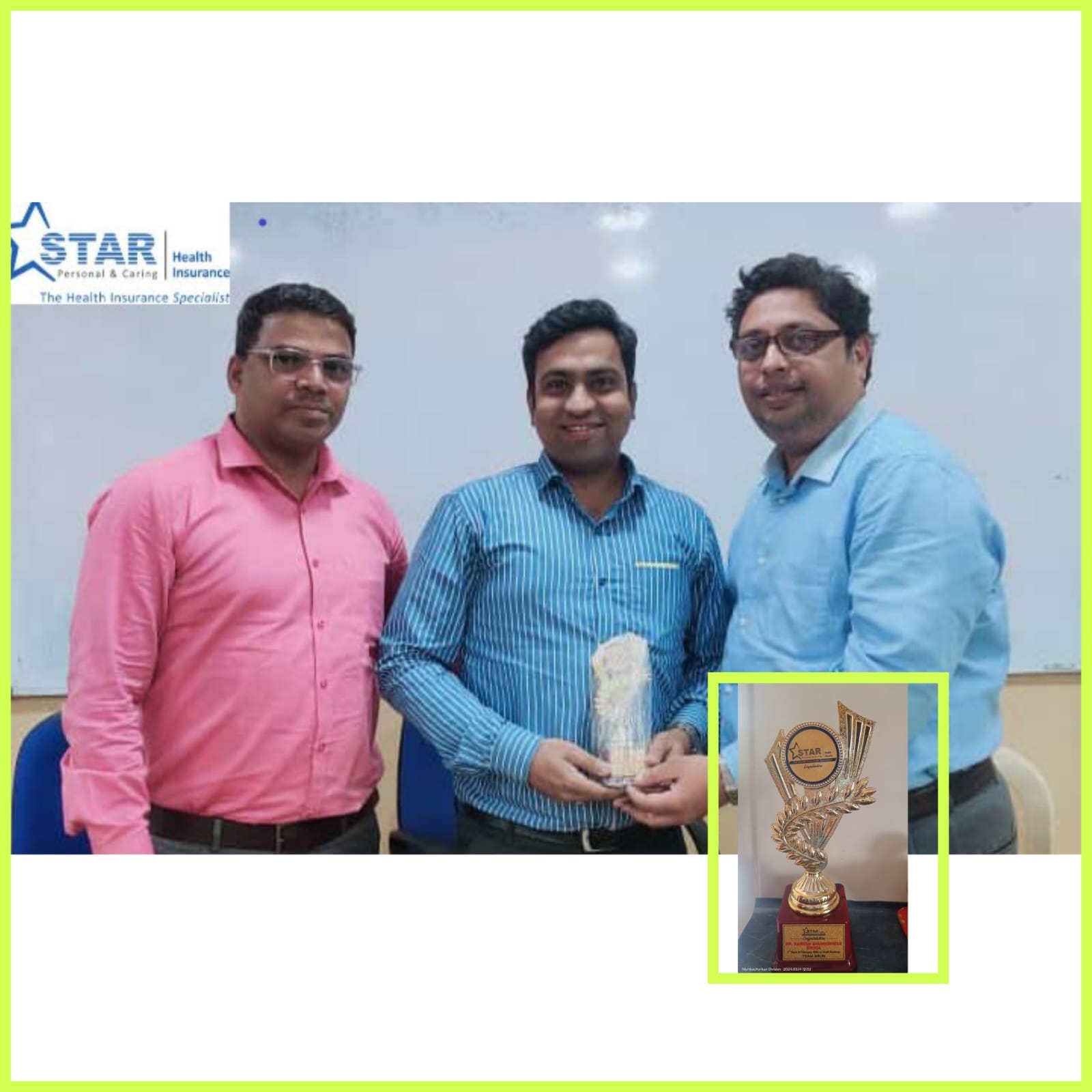 Star award with BM
